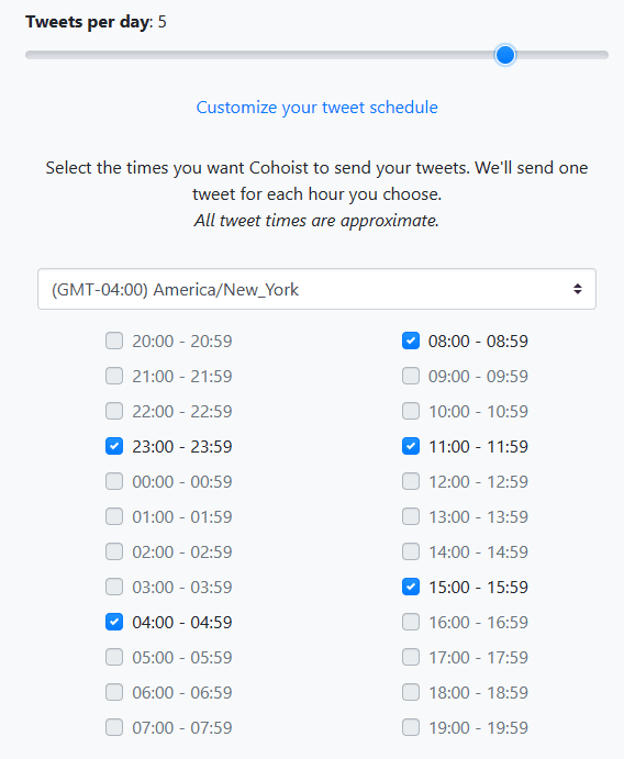 Schedule your tweets