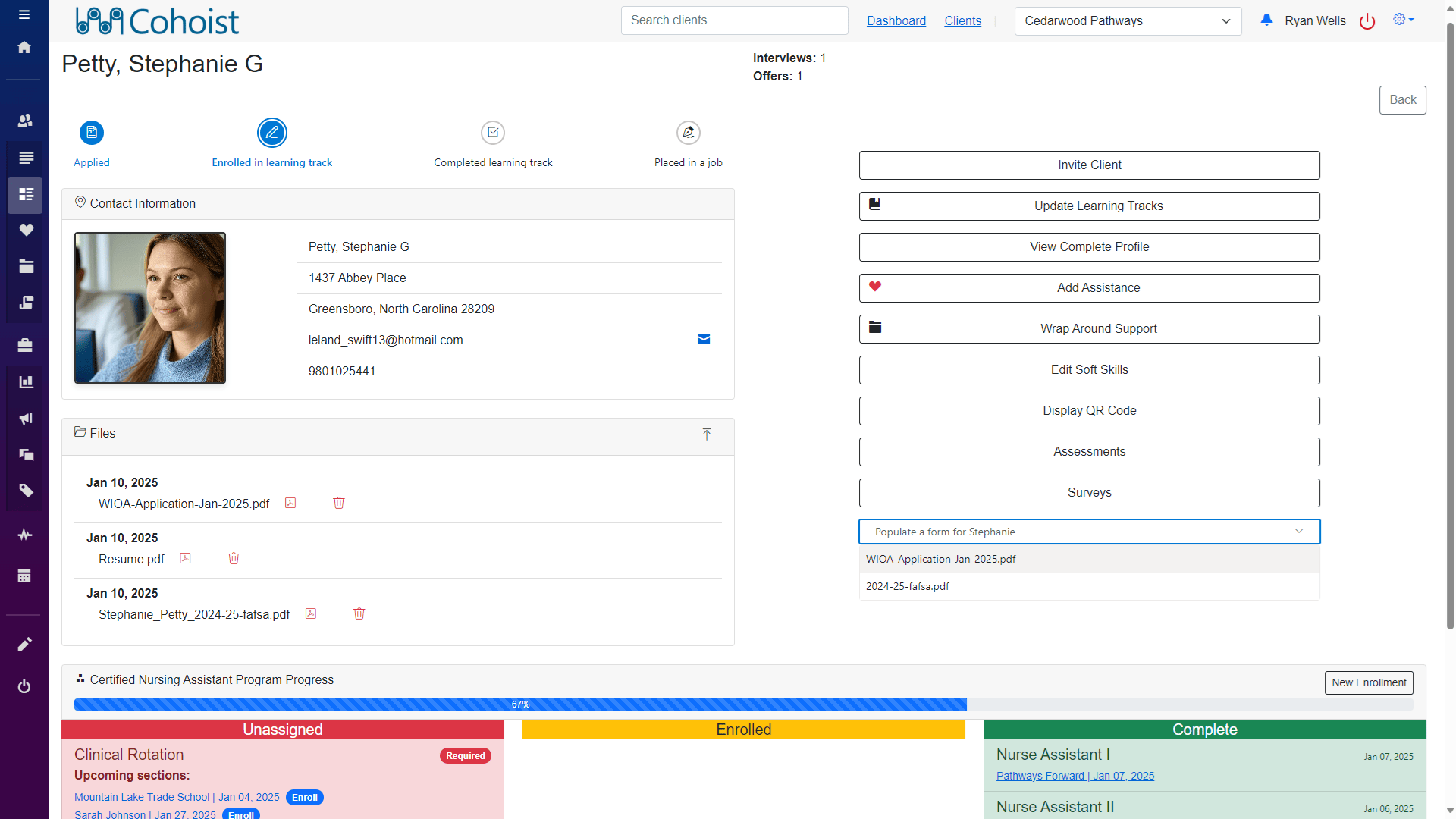 Automate file uploads and PDF form-filling to simplify documentation.